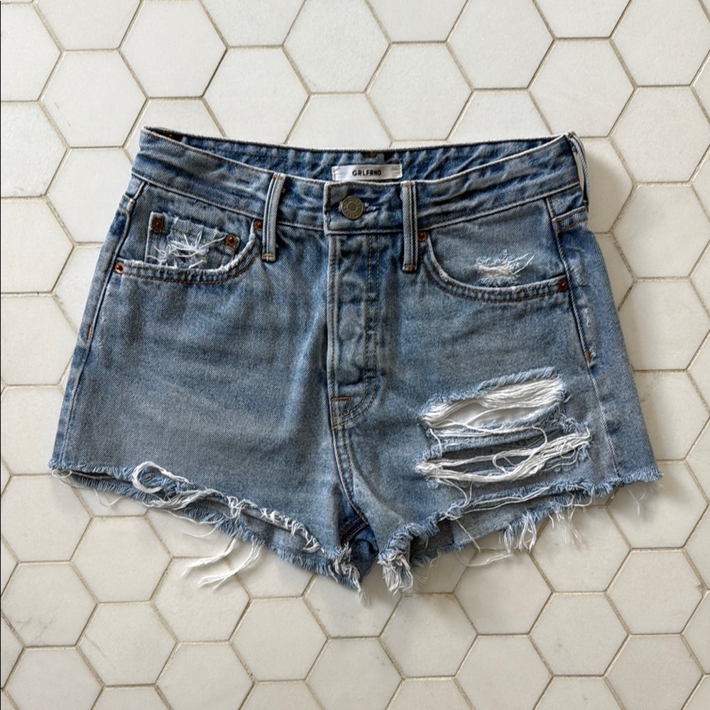 GRLFRND Buttonfly Jean Shorts